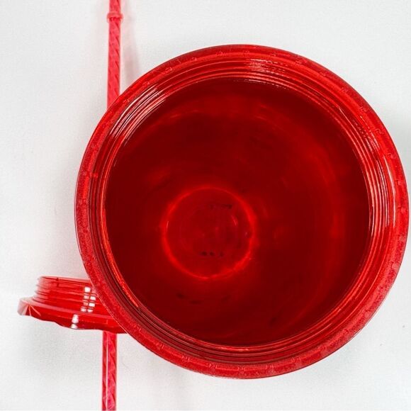 Starbucks Diamond Prism Crystal Acrylic Tumbler Cup Red 24oz Venti - Picture 7 of 9